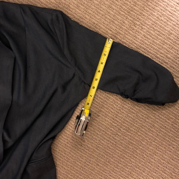 Aqua Chambray Blazer - Picture 8 of 8